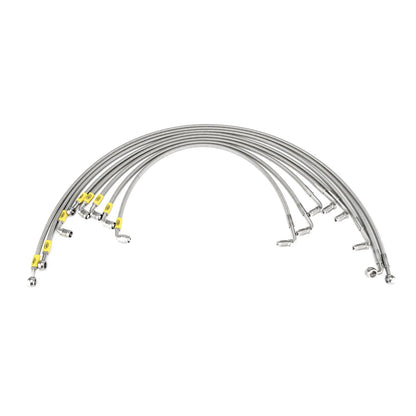 HEL Audi Quattro 2.3 K-JET KV M10 Braided Fuel Injector Hoses