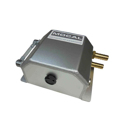 Mocal 1 litre silver aluminium catch tank and fittings