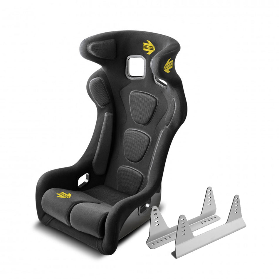 MOMO Daytona Evo FIA Bucket Seat & Mount Bundle