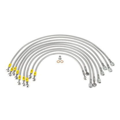 HEL Performance stainless steel braided fuel injection hoses