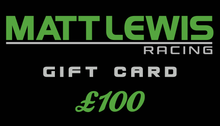 Matt Lewis Racing 100 £ Geschenkkarte