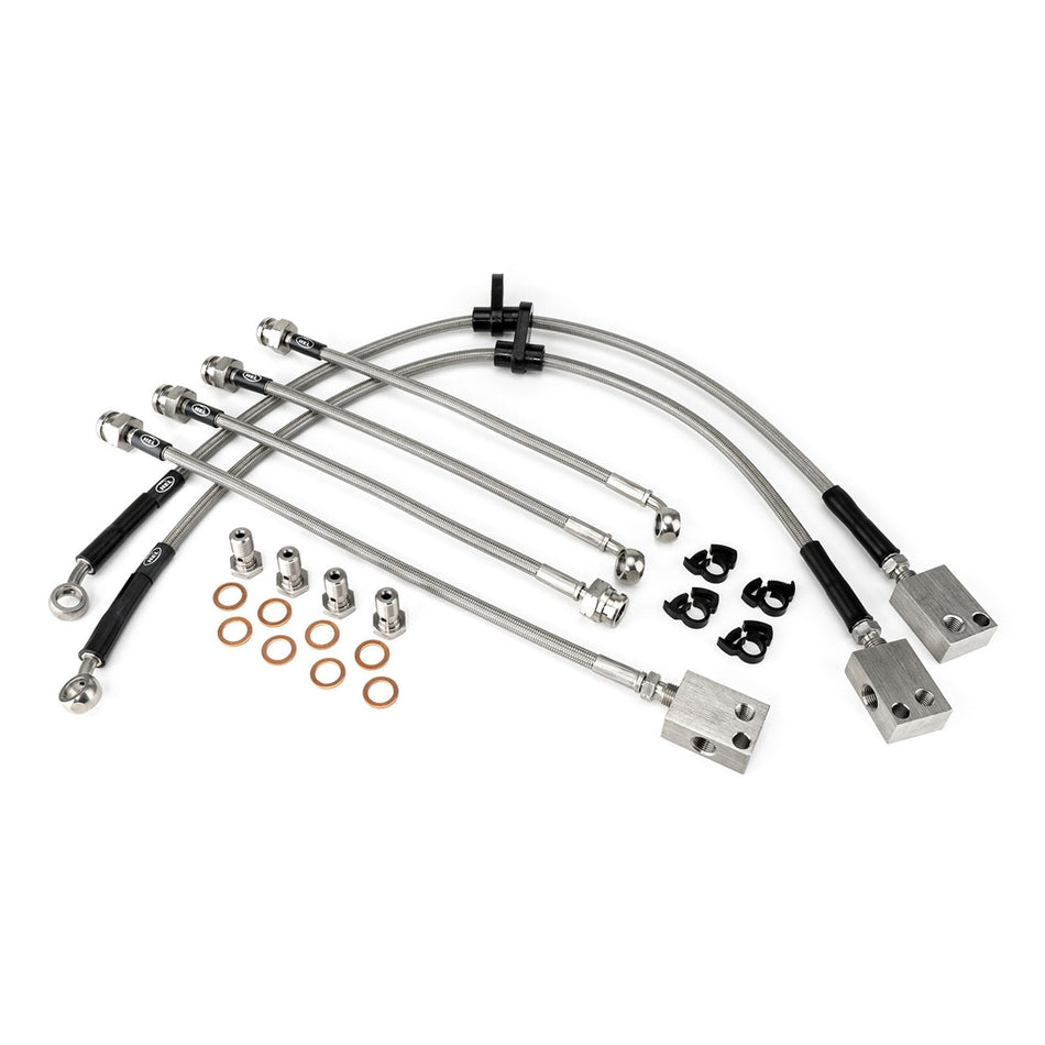 HEL Honda Civic FN2 Type R Stainless Steel Braided Brake Hoses