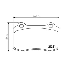 Plaquettes de frein avant Mintex MDB1968FR MRM1801 pour Ford Focus MK1 RS