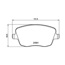 Technical drawing of a Mintex MDB2294 brake pad with dimensions