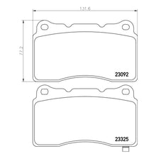 Plaquettes de frein avant Mintex MDB2592FR MRM1801 pour Mitsubishi Lancer Evo 5 7 8 9 10