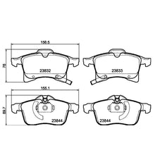 Plaquettes de frein avant Mintex MDB2633FR MRM1801 pour Opel Astra MK4 MK5
