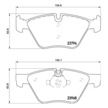 Plaquettes de frein avant Mintex MDB2692FR MRM1801 pour BMW Série 3 E90 E91 E92 E93