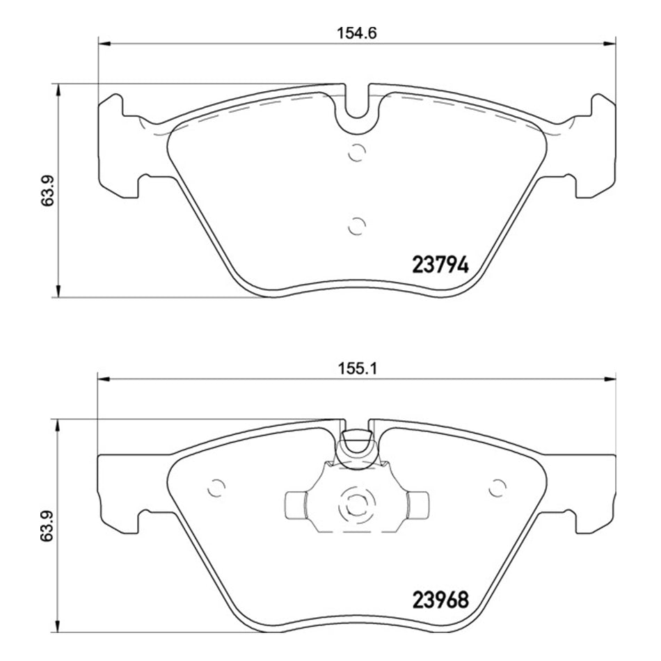 Mintex MDB2692FR MRM1801 BMW Z4 E89 Front Brake Pads