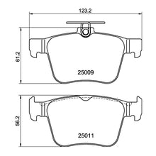 Plaquettes de frein arrière Mintex MDB3101FR MRM1801 pour VW Golf MK7 GTD GTI R
