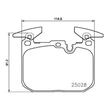 Plaquettes de frein avant Mintex MDB3259FR MRM1801 pour BMW Série 1 F20 F21