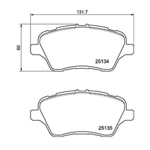 Plaquettes de frein avant Mintex MDB3322FR MRM1801 pour Ford Fiesta MK7