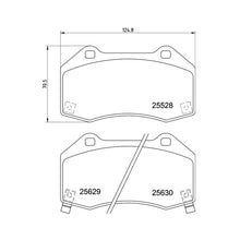 Plaquettes de frein avant Mintex MDB3851FR MRM1801 pour Opel Corsa E VXR