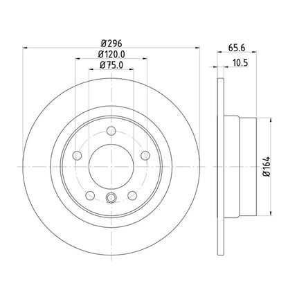 Disques de frein avant Mintex MDC1912C pour BMW Série 3 E90 E91 E92 E93