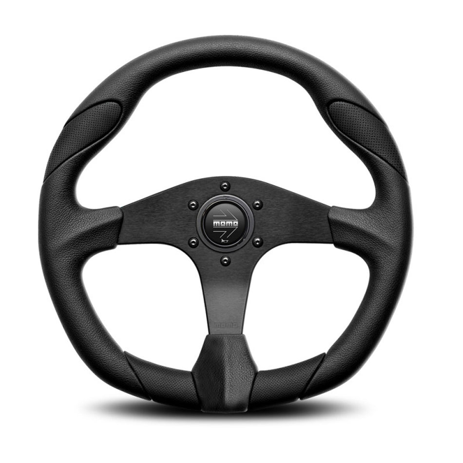 MOMO Quark Black Steering Wheel