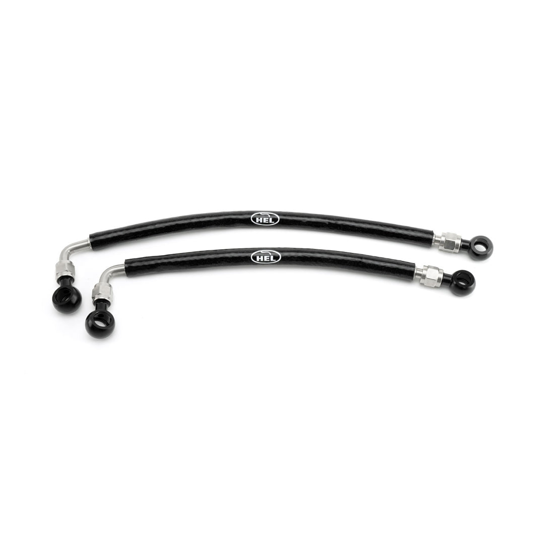 Tuyaux d'alimentation d'huile turbo tressés HEL Nissan Skyline R35 GT-R