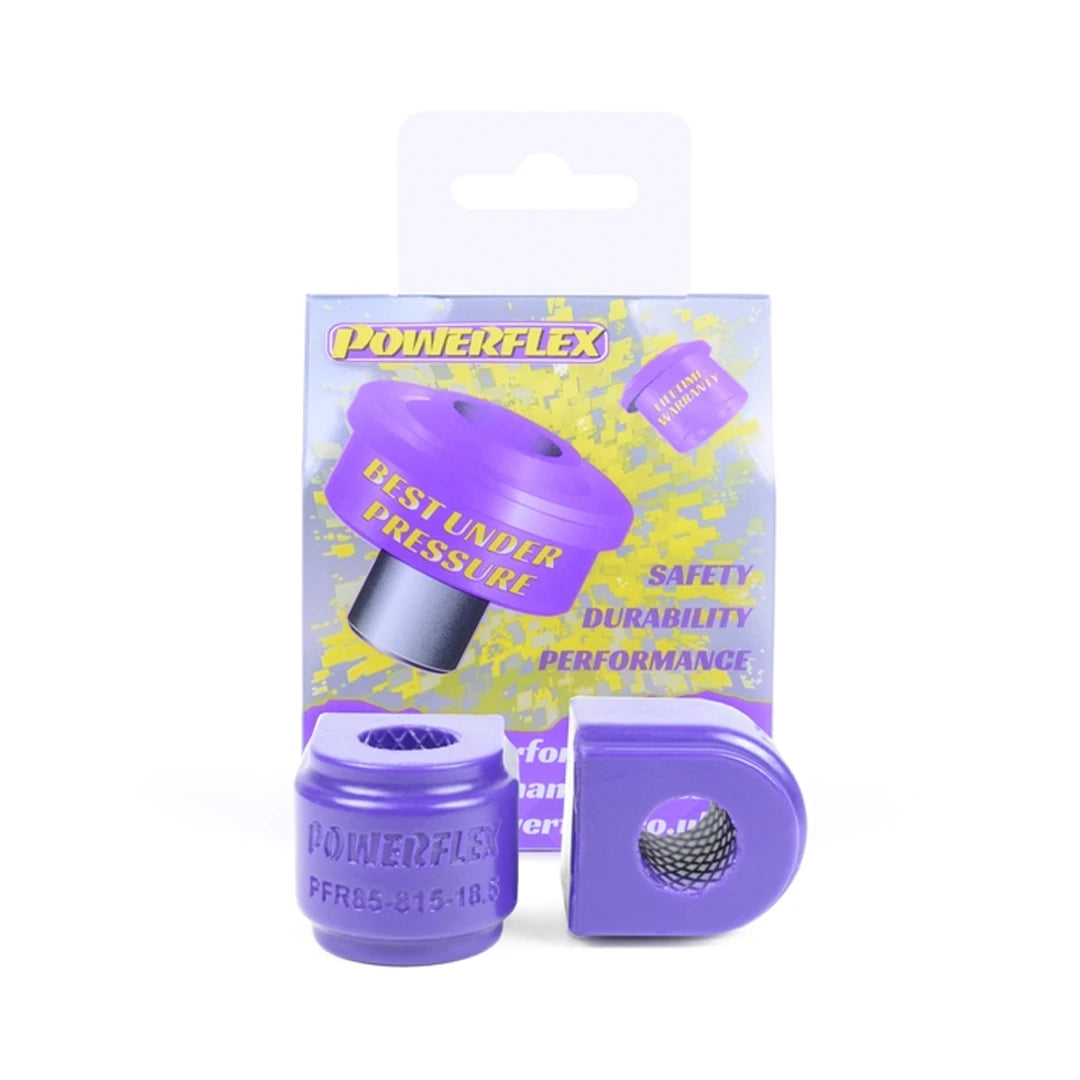 Pair of purple Powerflex polybushes