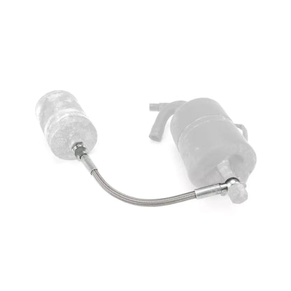 Diagram of a fuel system with components and connections for a Porsche 944