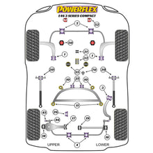 Powerflex suspension bush diagram for a BMW E46 3 Series Compact