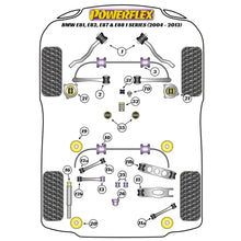 Silentblocs de barre stabilisatrice arrière Powerflex PFR5-4609 pour BMW Série 1 E81 E82 E87 E88