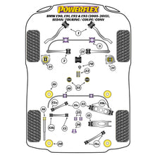 Silentblocs de bras latéraux inférieurs arrière Powerflex PFR5-415 pour BMW Série 3 E90 E91 E92 E93
