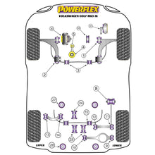 Powerflex suspension bush diagram for a VW Golf MK5