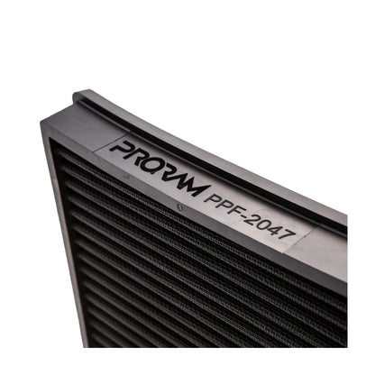 Close up of Ramair proram panel air filter