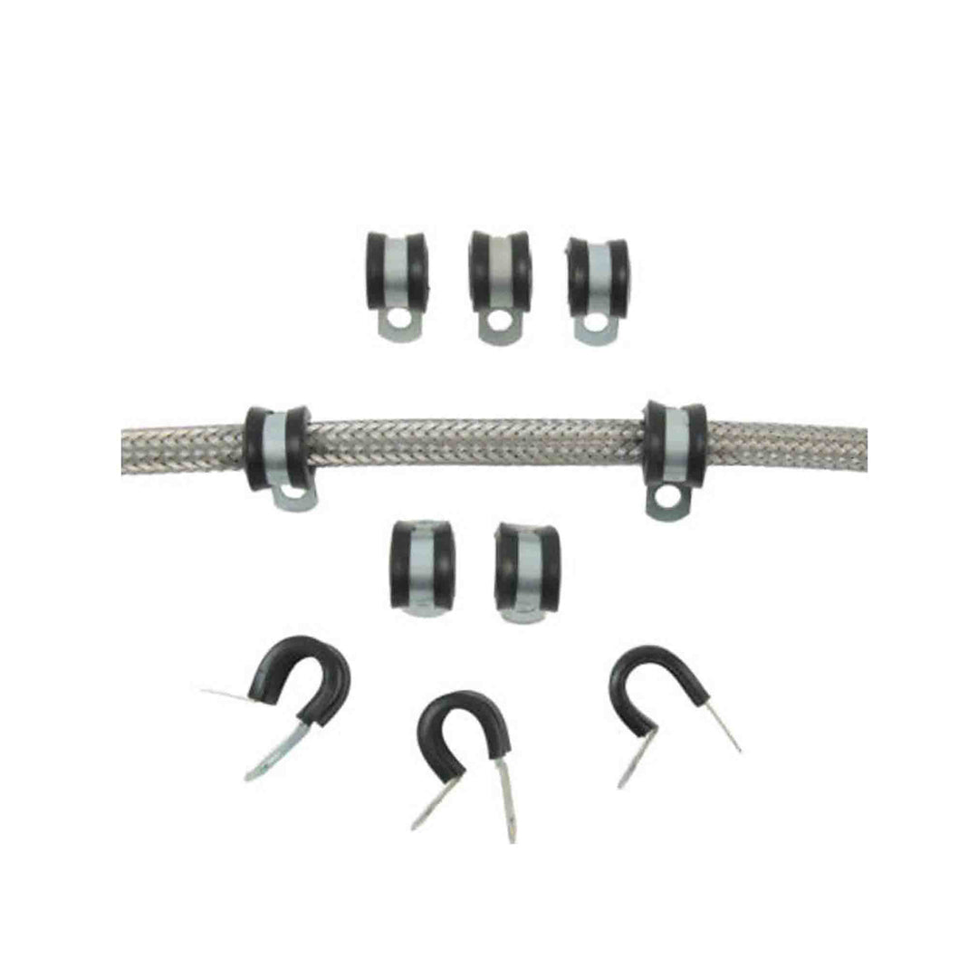 13 mm gummierte Schlauch-P-Clips