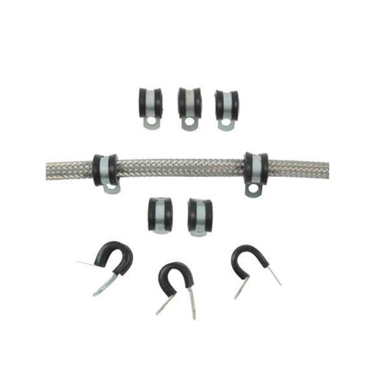 13 mm gummierte Schlauch-P-Clips