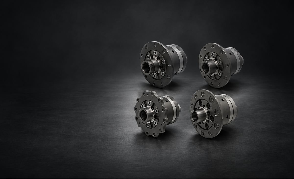 Four new Backline Porsche limited slip differentials