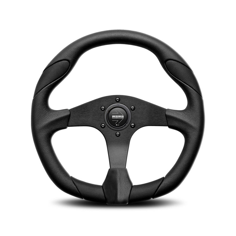 MOMO Quark Black Steering Wheel