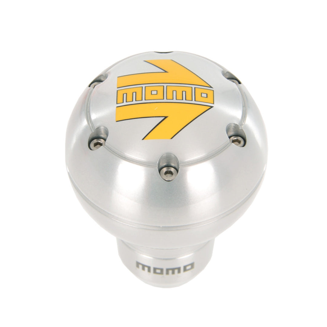 Pommeau de levier de vitesse en aluminium argenté MOMO SK51