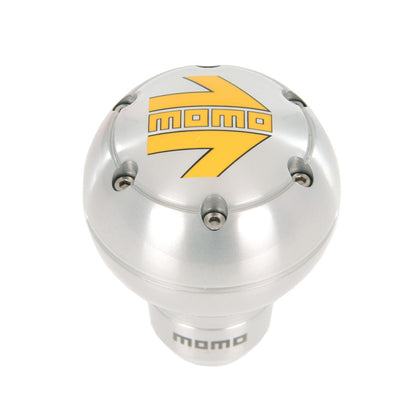Pommeau de levier de vitesse en aluminium argenté MOMO SK51