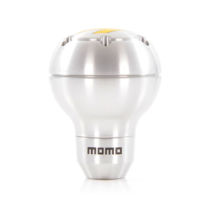 Pommeau de levier de vitesse en aluminium argenté MOMO SK51