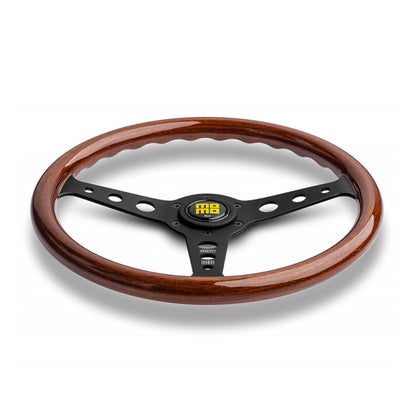 MOMO Indy Heritage Wooden Black Steering Wheel