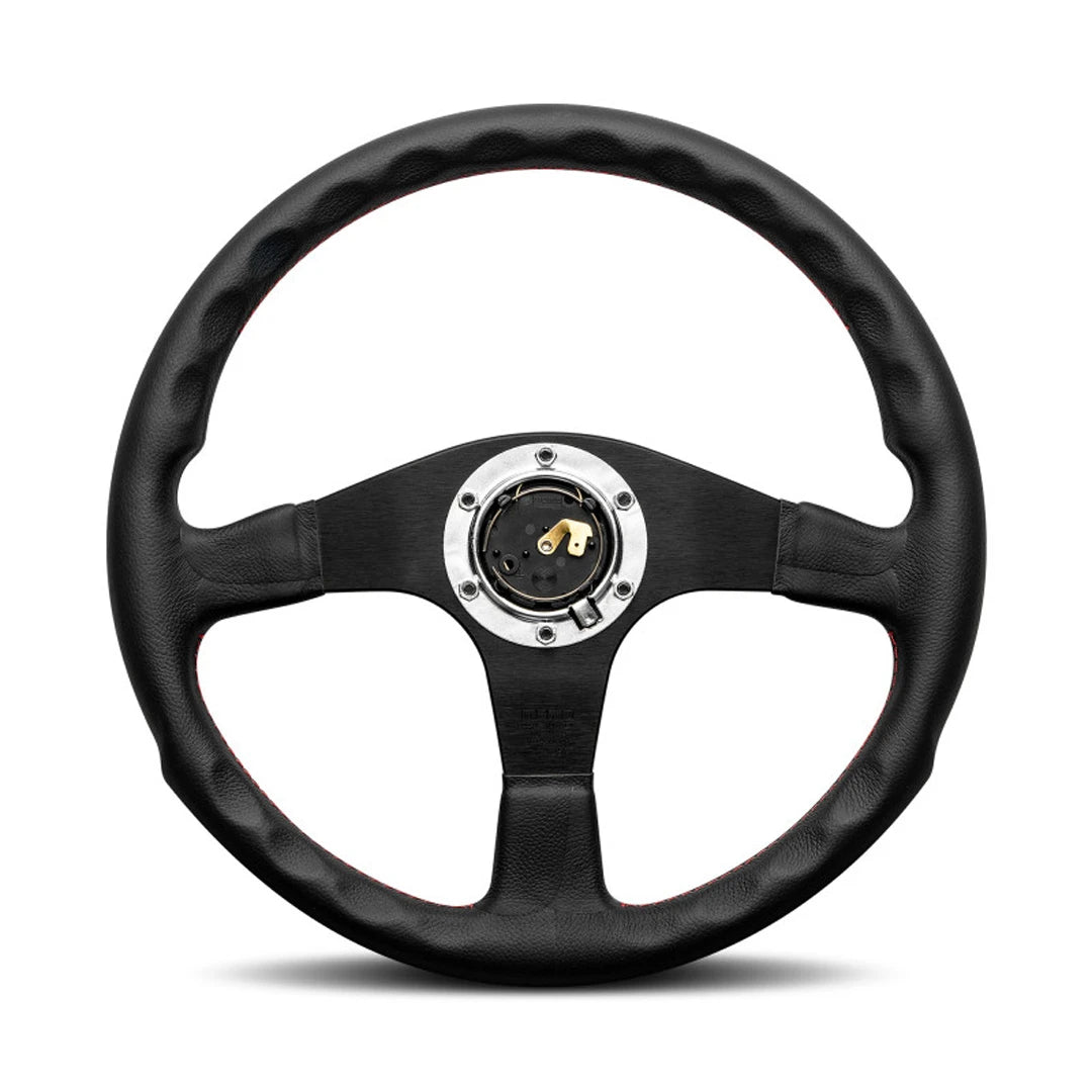 MOMO Corse 2.0 Leather Steering Wheel – Matt Lewis Racing MOMO Corse 2.0 Leather Steering Wheel – Matt Lewis Racing