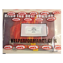 HEL VW Polo MK3 GTi Stainless Steel Braided Brake Hoses Clear