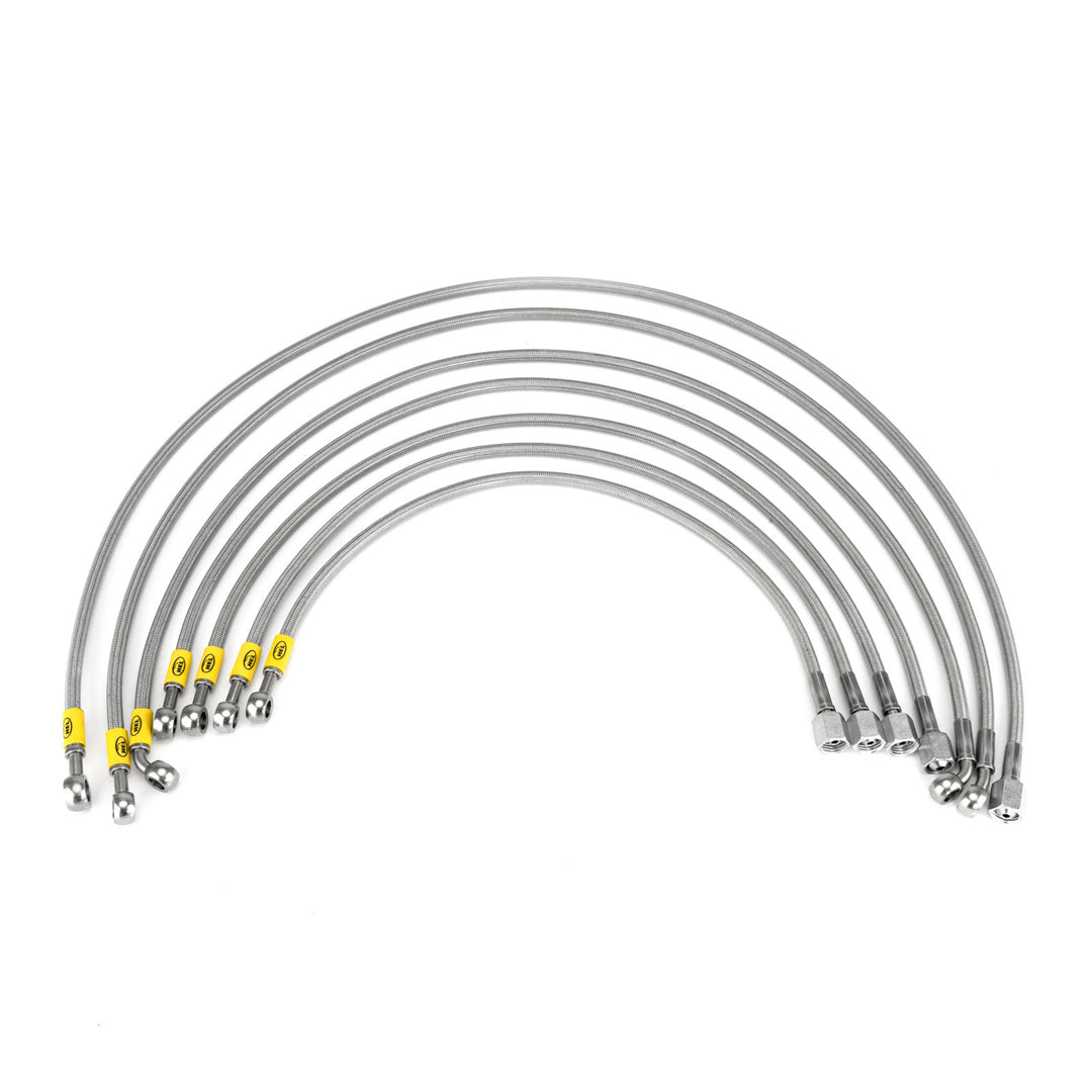 Tuyaux d'injecteur tressés M12 HEL pour VW Golf MK2 16V RHD