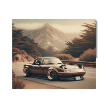 Mazda MX5 Mountain Road Leinwand