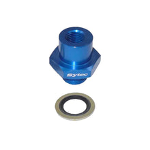 Syetc blue aluminium fuel pump fitting adaptor