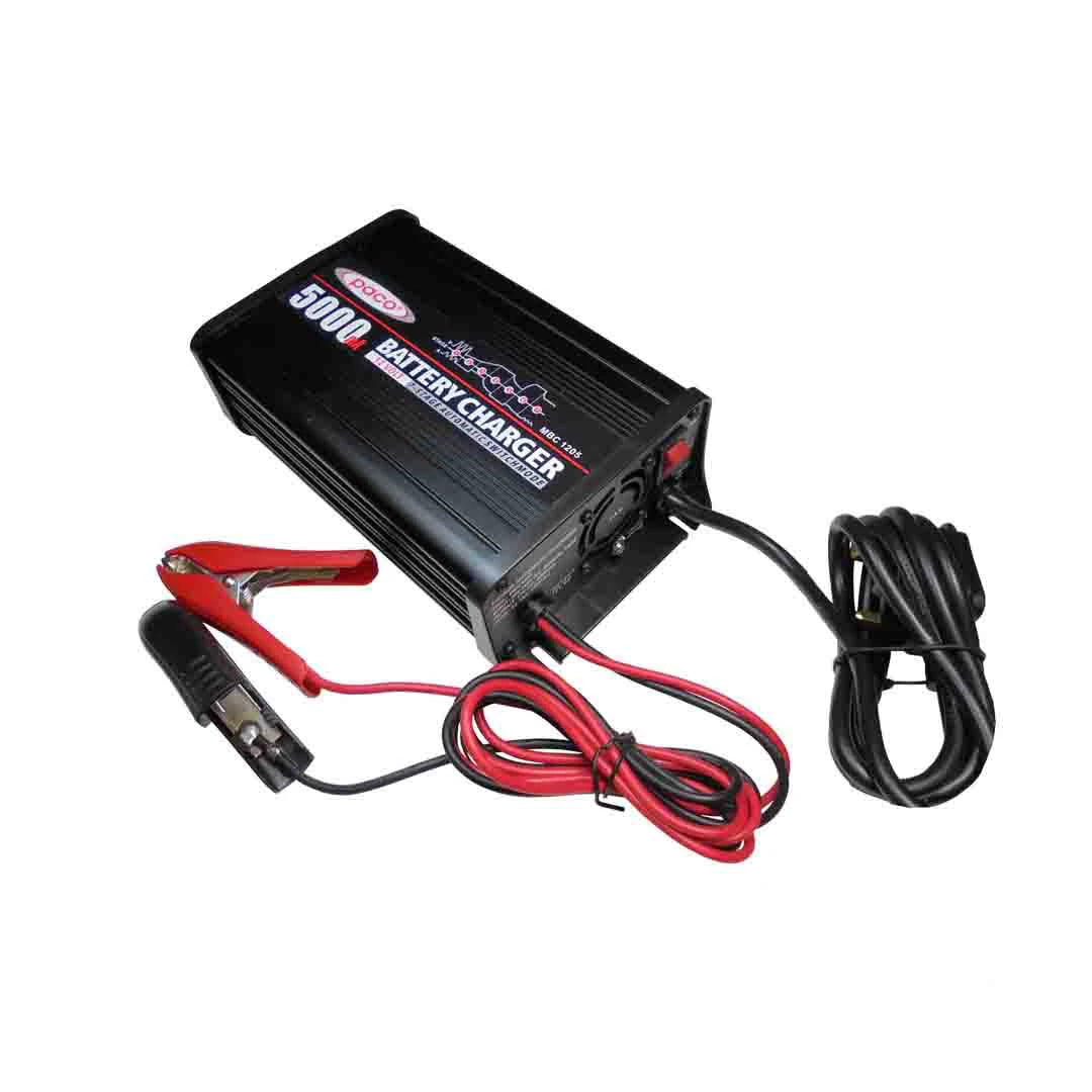 500W battery charger with clamps and wiring