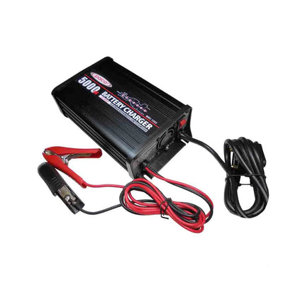 500W battery charger with clamps and wiring