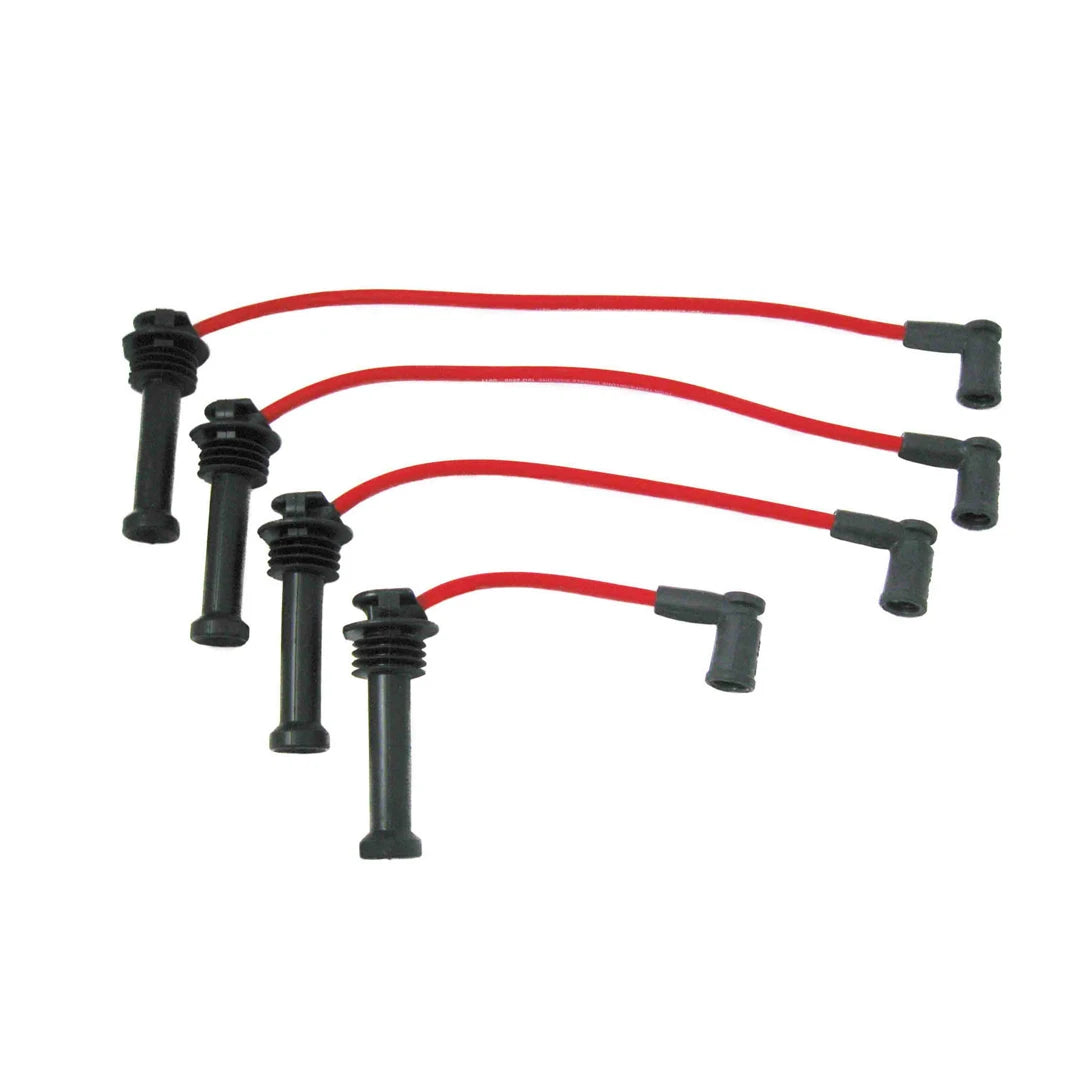 Set of 4 red 8mm ht leads