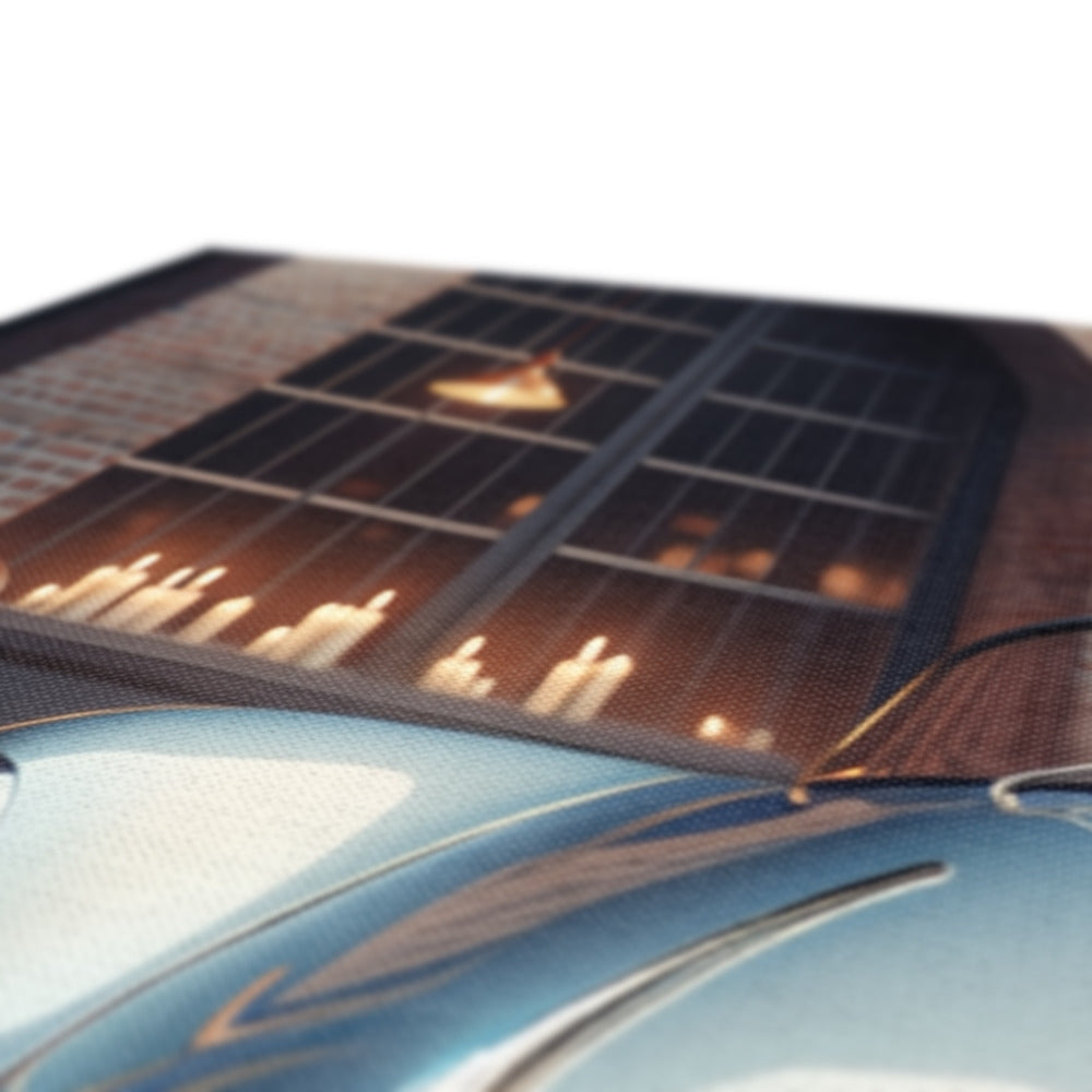 Porsche Speedster Cafe Leinwand