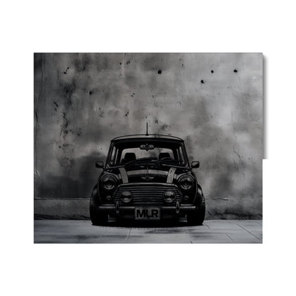Mini Cooper S Street Art Leinwand