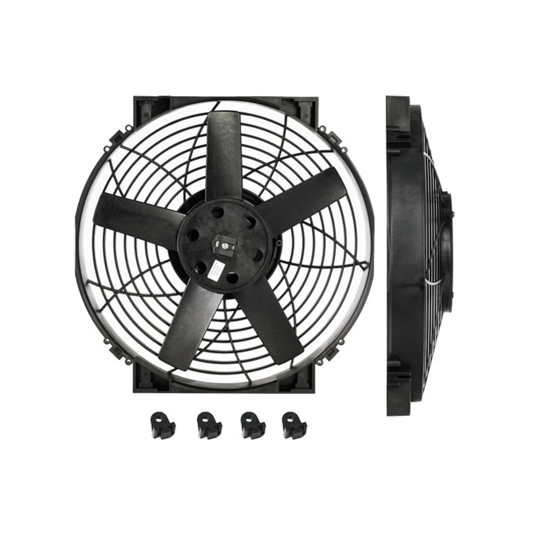 Davies Craig 14" Electric Cooling Fan front and side view