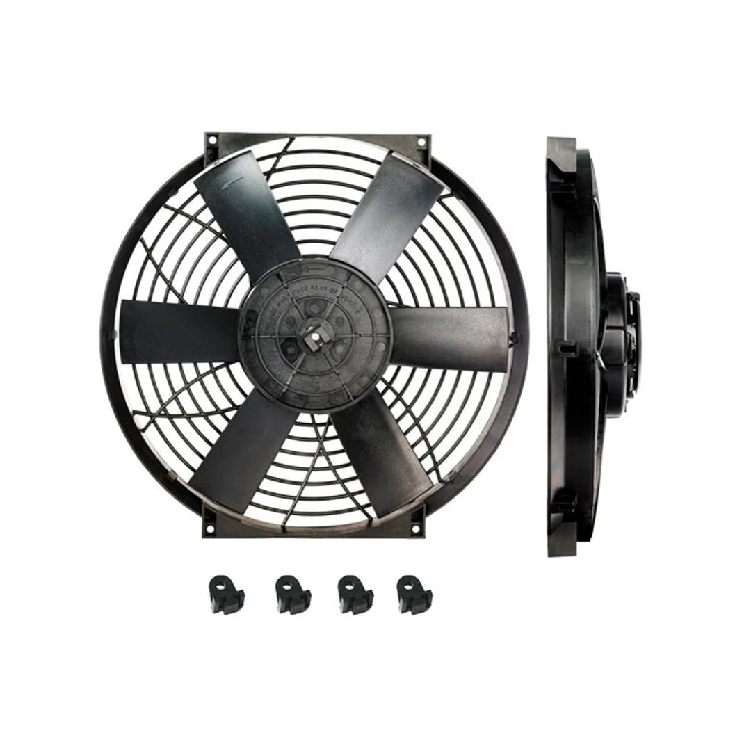 Davies Craig 16" Electric Cooling Fan front and side view