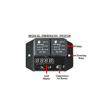 Davies Craig Digital Electric Cooling Fan Switch display