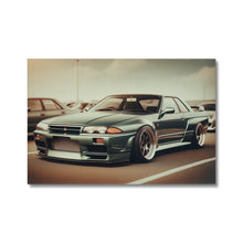 Nissan Skyline GTR Parkplatz Leinwand