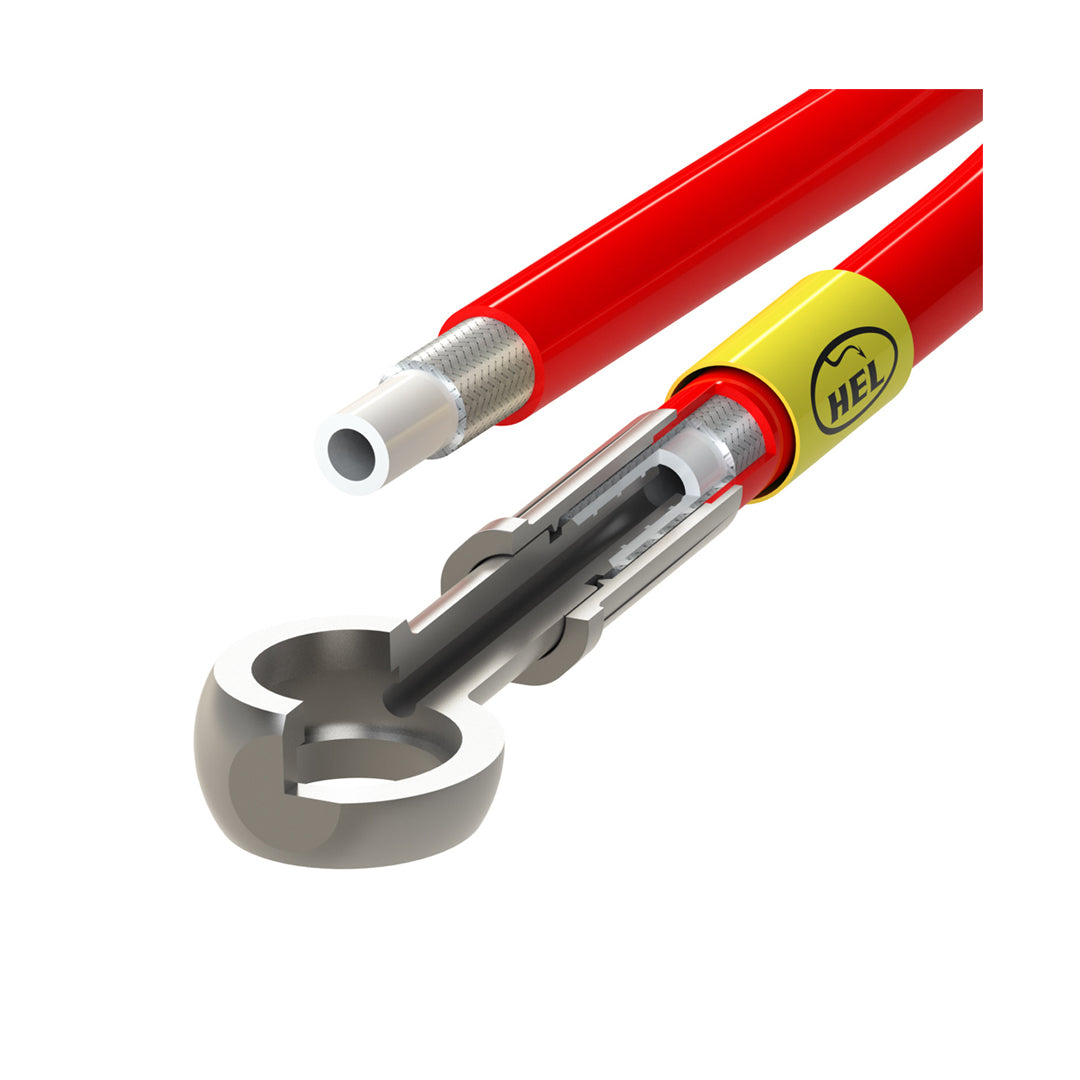 HEL VW Lupo Stainless Steel Braided Brake Hoses