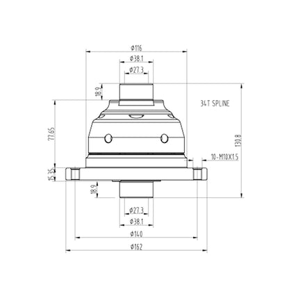 Blackline HLF055 Renault Clio MK4 RS DC4 Helical Gear LSD
